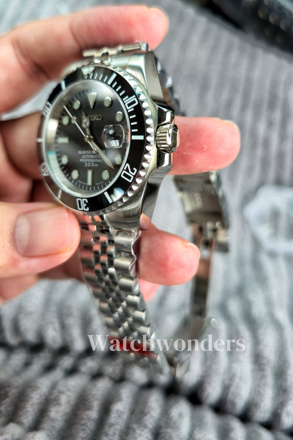SEIKOMOD SUBMARINER BLACK 黑水鬼