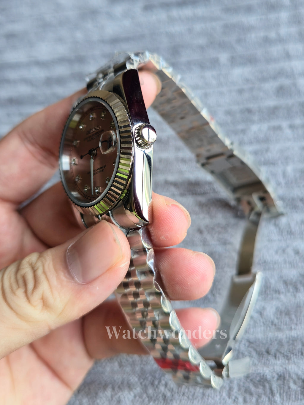SEIKOMOD DATEJUST PINK DIAMOND 微粉砖石