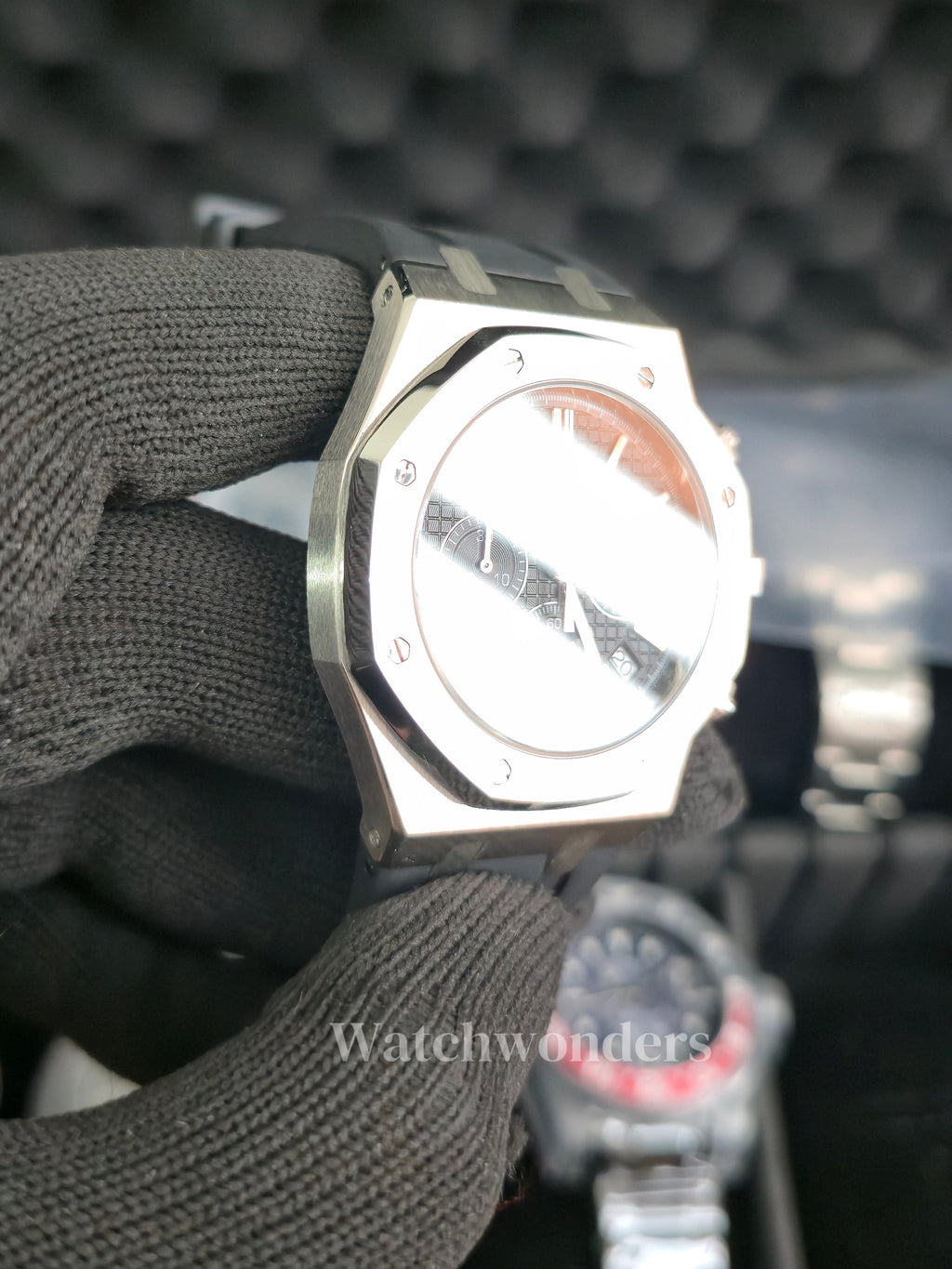 SEIKOMOD ROYAL OAK BLACK八角橡木