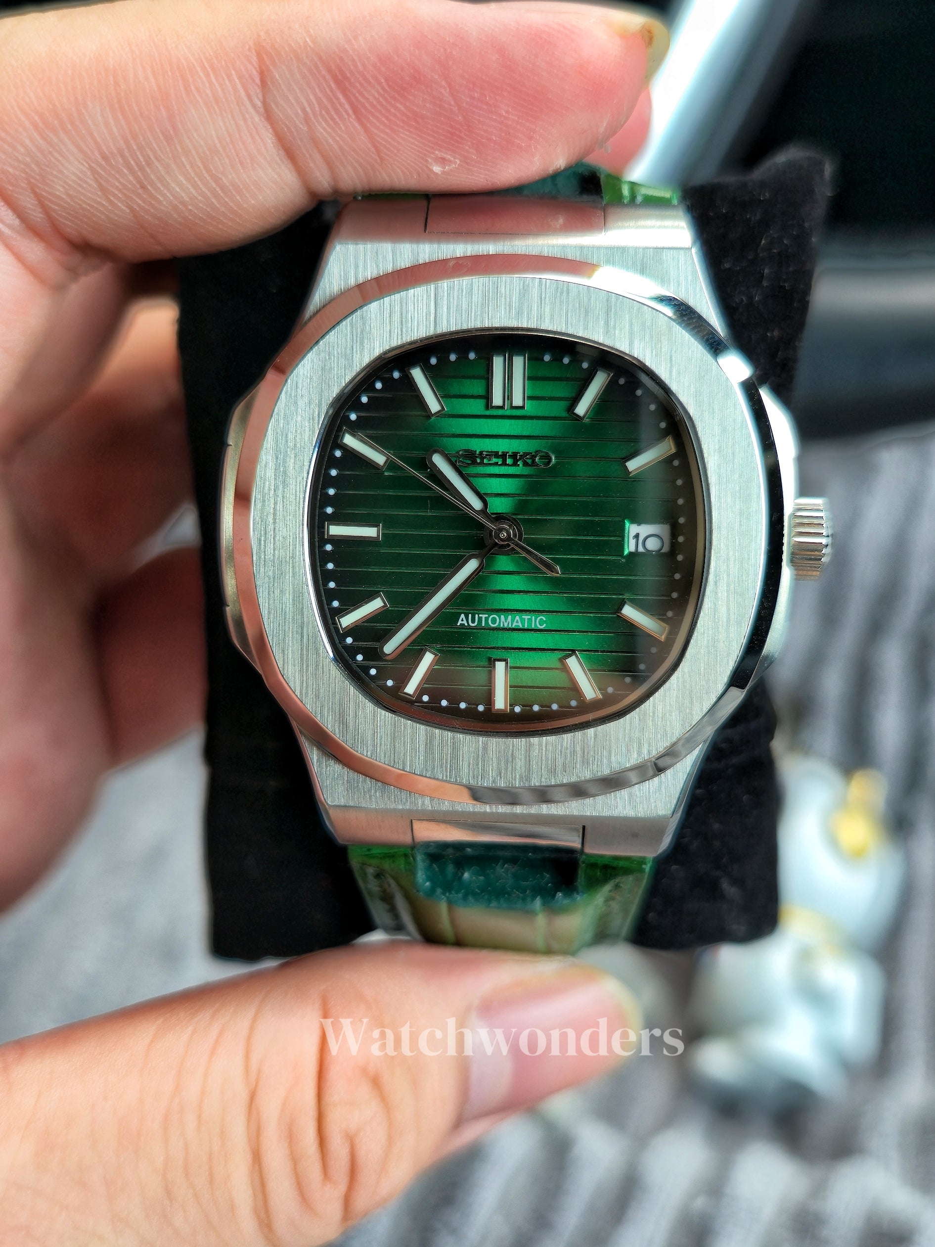 SEIKOMOD NAUTILUS GREEN 绿鹦鹉