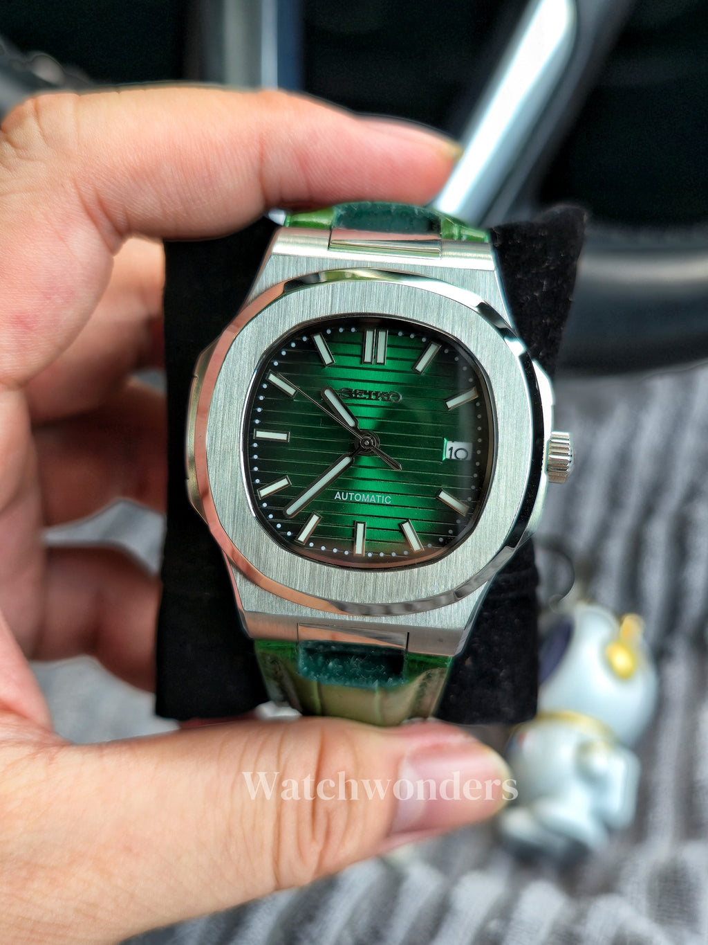 SEIKOMOD NAUTILUS GREEN 绿鹦鹉