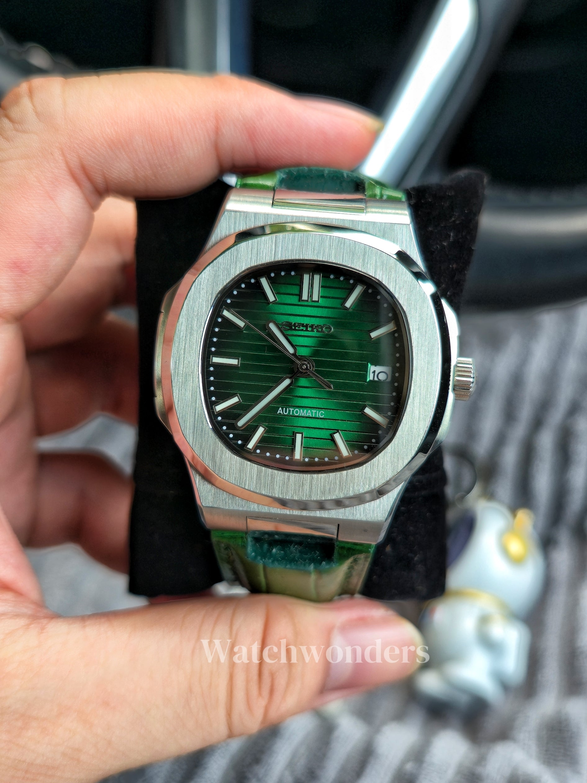 SEIKOMOD NAUTILUS GREEN 绿鹦鹉