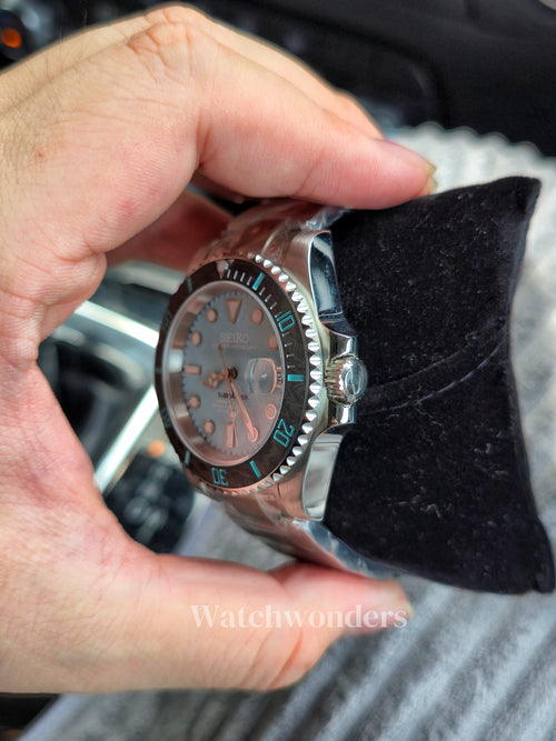 Seiko Mod Blue Carbon Fibre 蓝色碳纤维 40mm