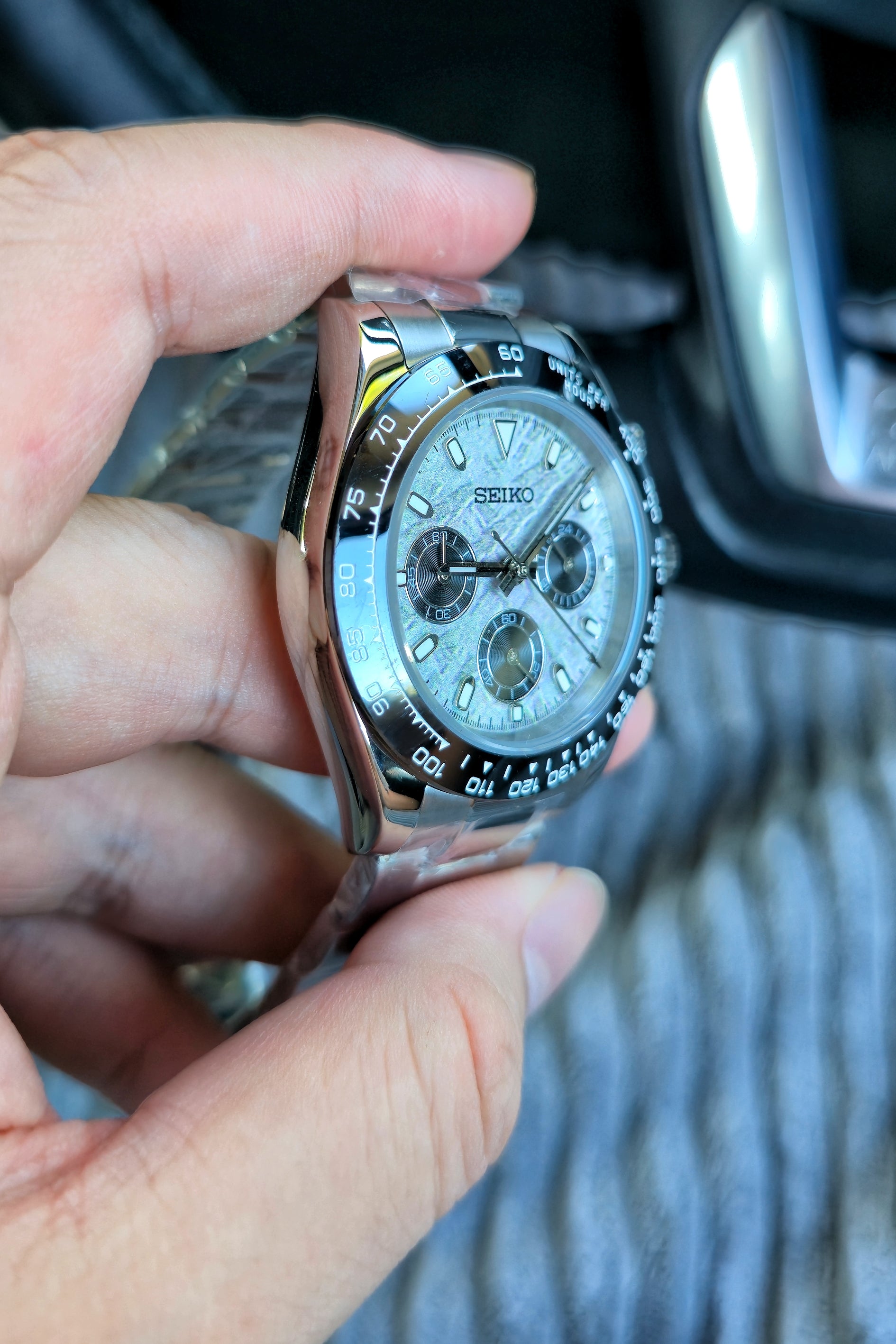 SEIKOMOD DAYTONA METEORITE陨石面（钢带款）