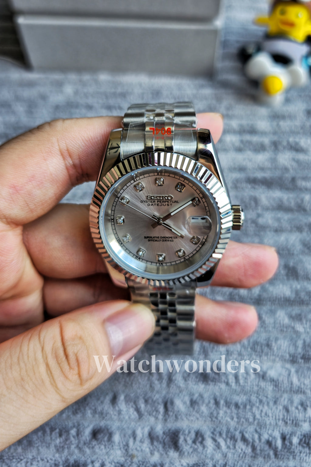 SEIKOMOD DATEJUST 亮银