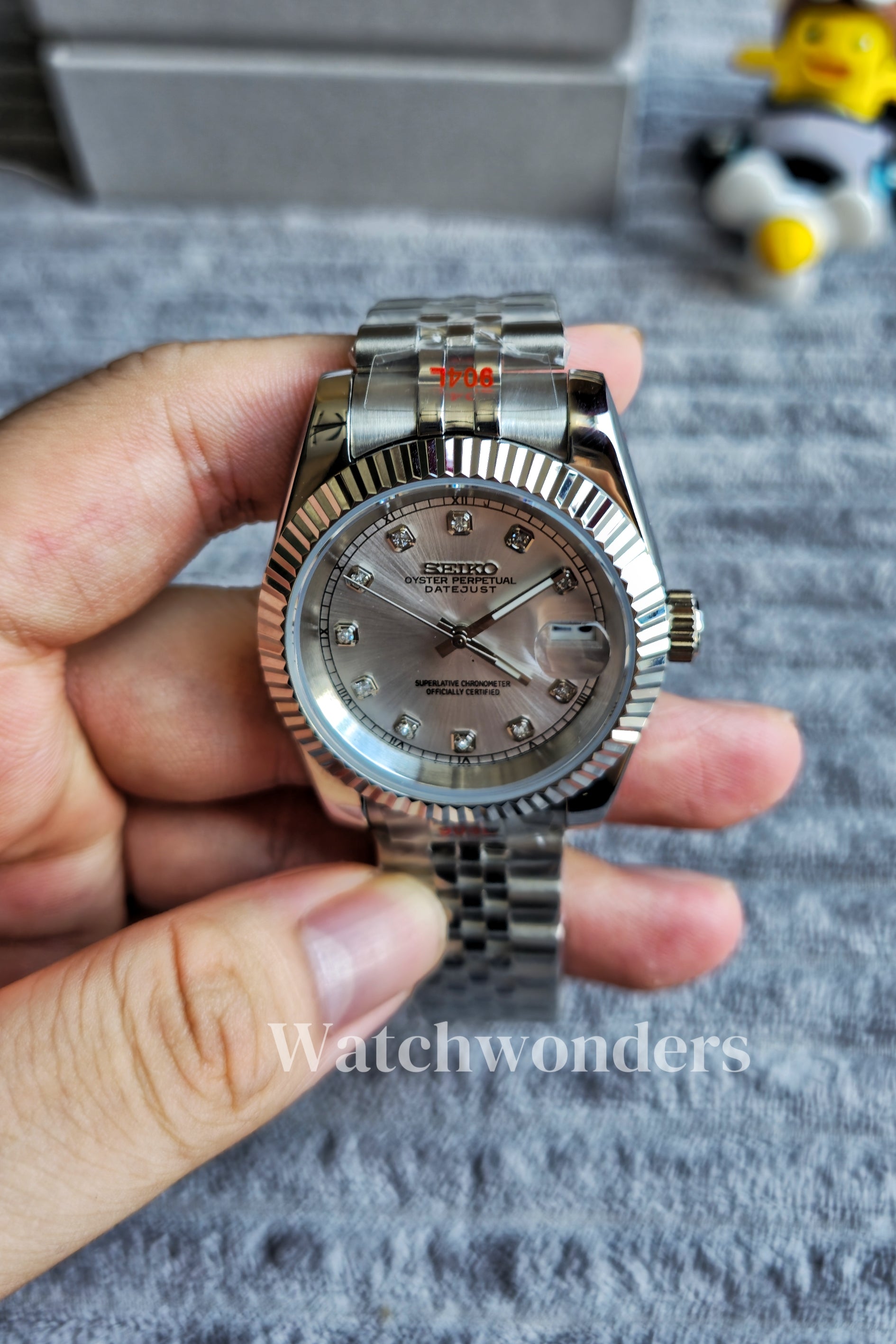 SEIKOMOD DATEJUST 亮银