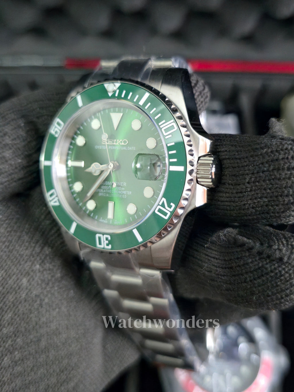 SEIKOMOD Submariner Hulk 绿水鬼（绿盘）