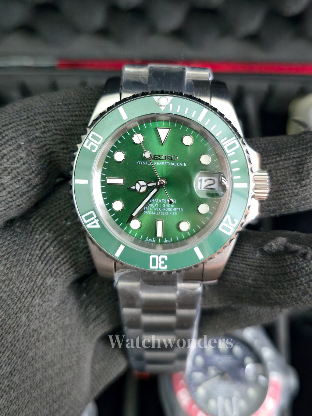 SEIKOMOD Submariner Hulk 绿水鬼（绿盘）