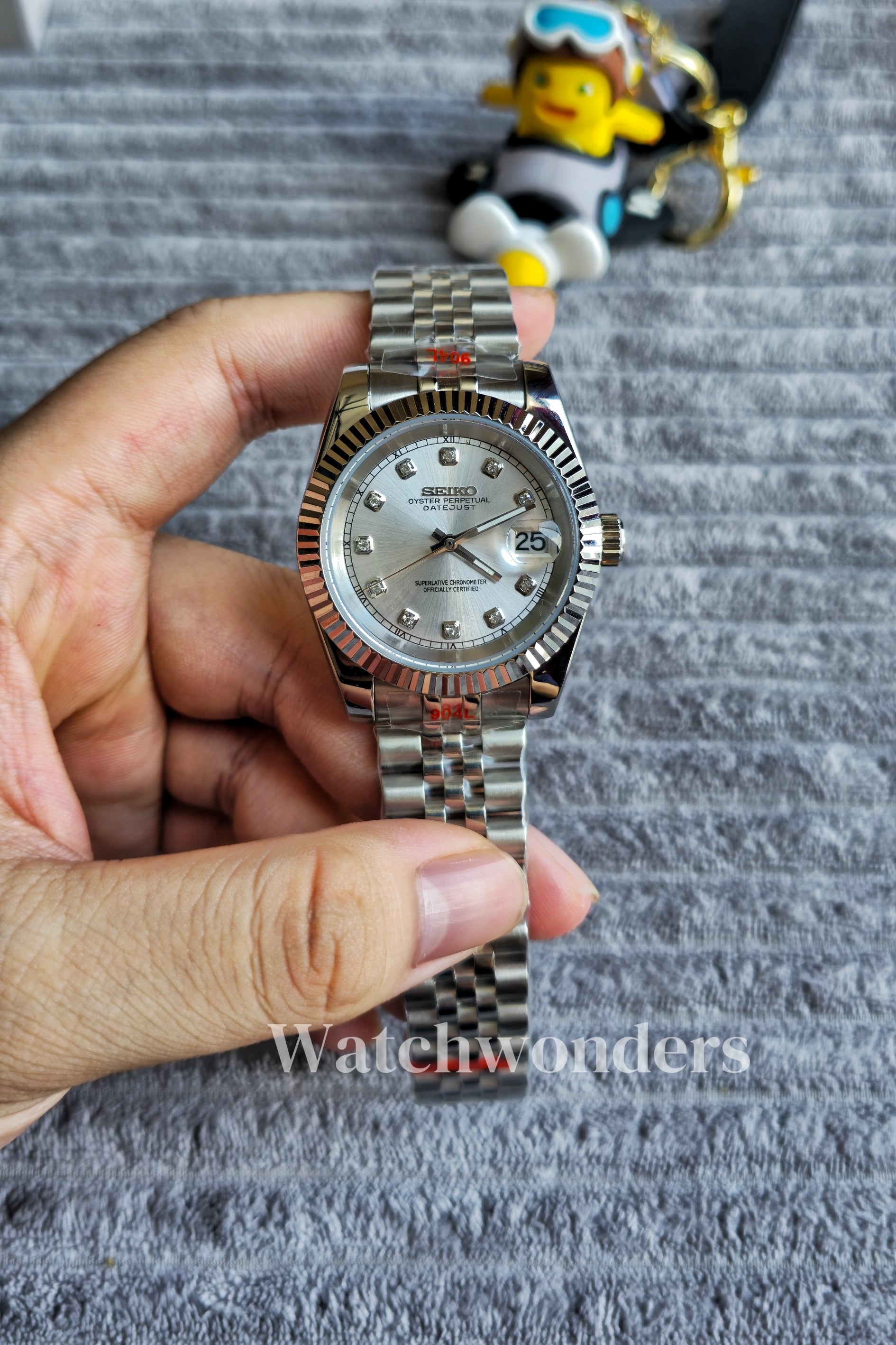 SEIKOMOD DATEJUST 亮银