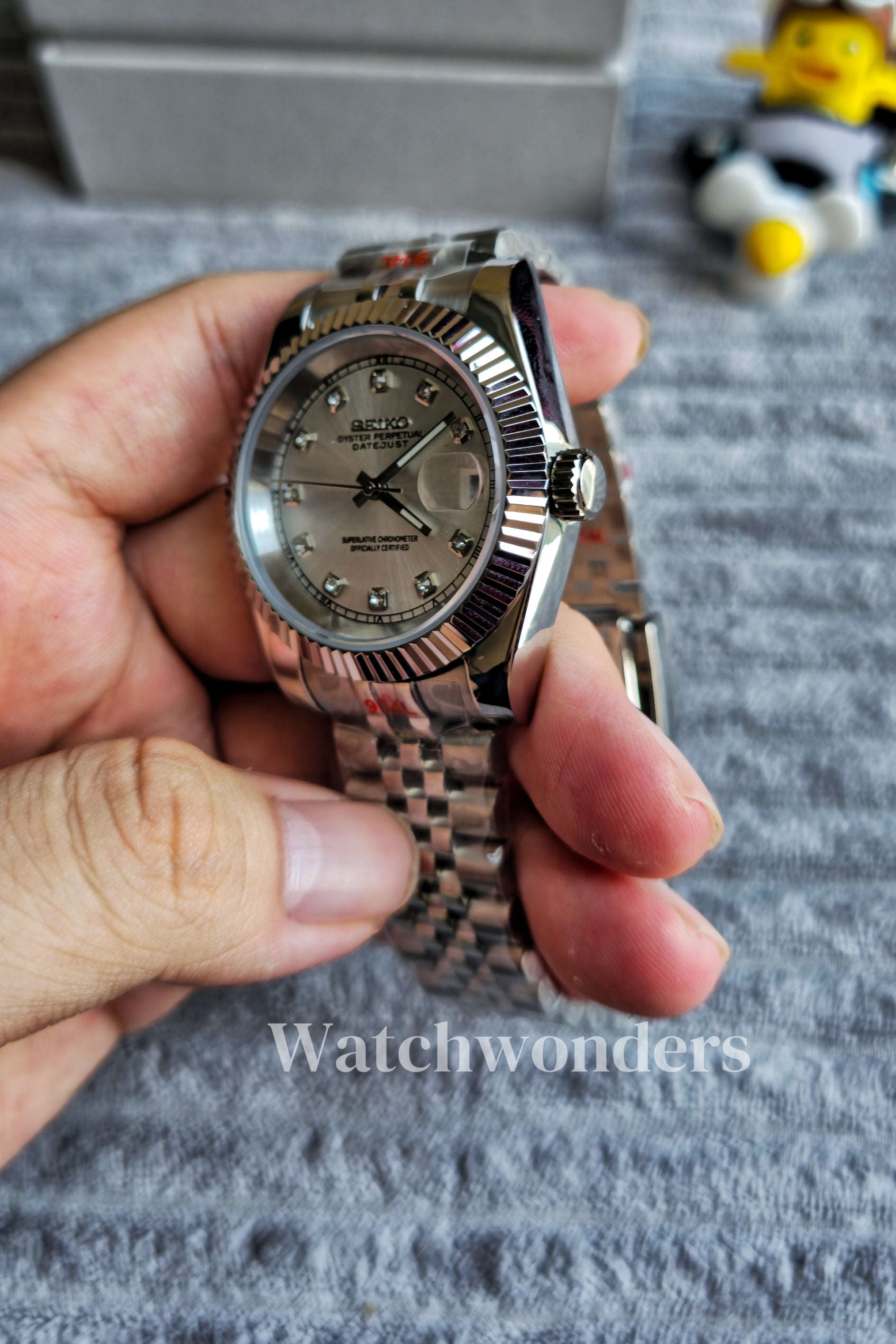 SEIKOMOD DATEJUST 亮银