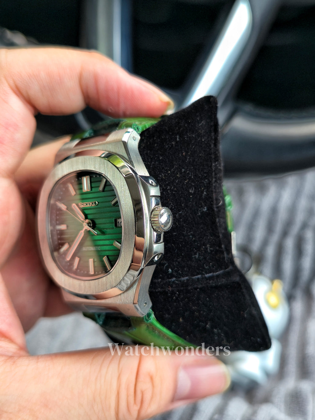 SEIKOMOD NAUTILUS GREEN 绿鹦鹉