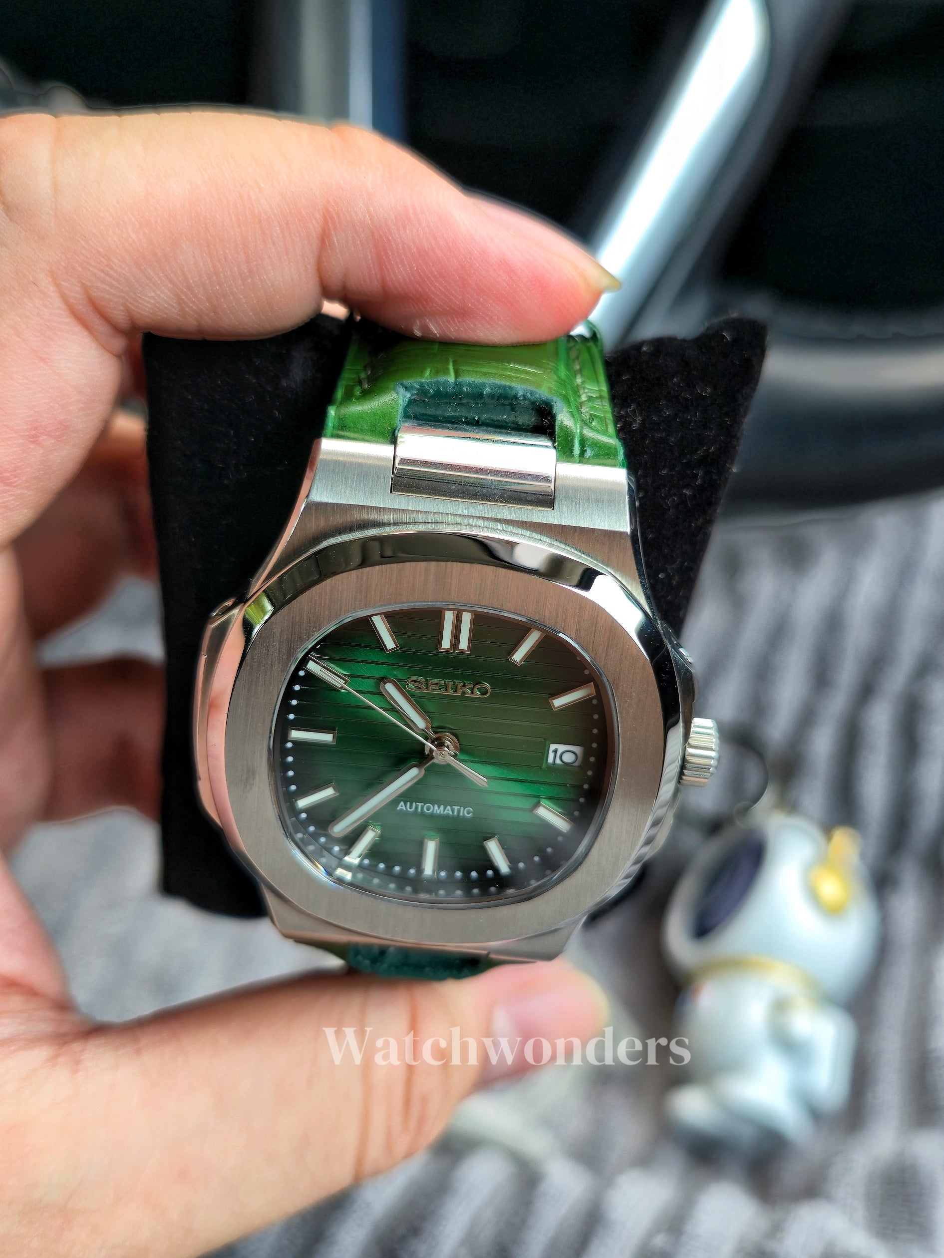SEIKOMOD NAUTILUS GREEN 绿鹦鹉