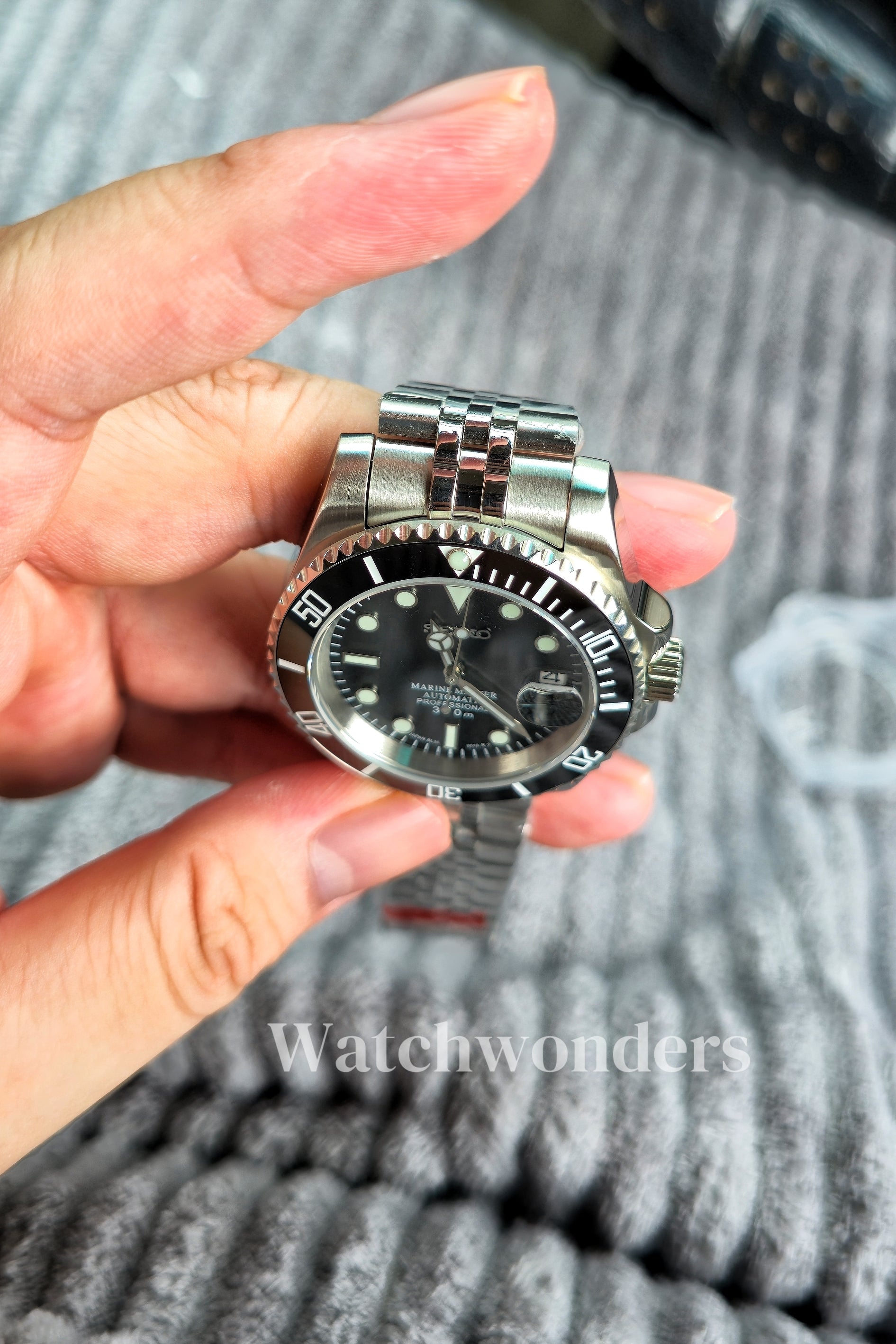 SEIKOMOD SUBMARINER BLACK 黑水鬼
