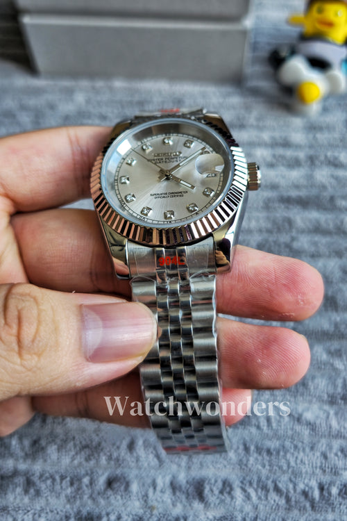 Seiko Mod Datejust Silver 亮银 40mm / 36mm