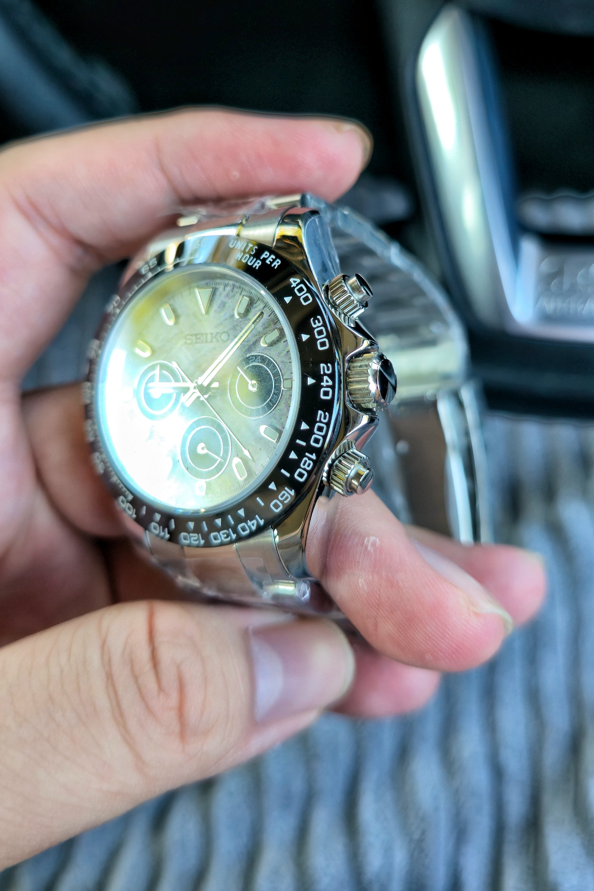 SEIKOMOD DAYTONA METEORITE陨石面（钢带款）