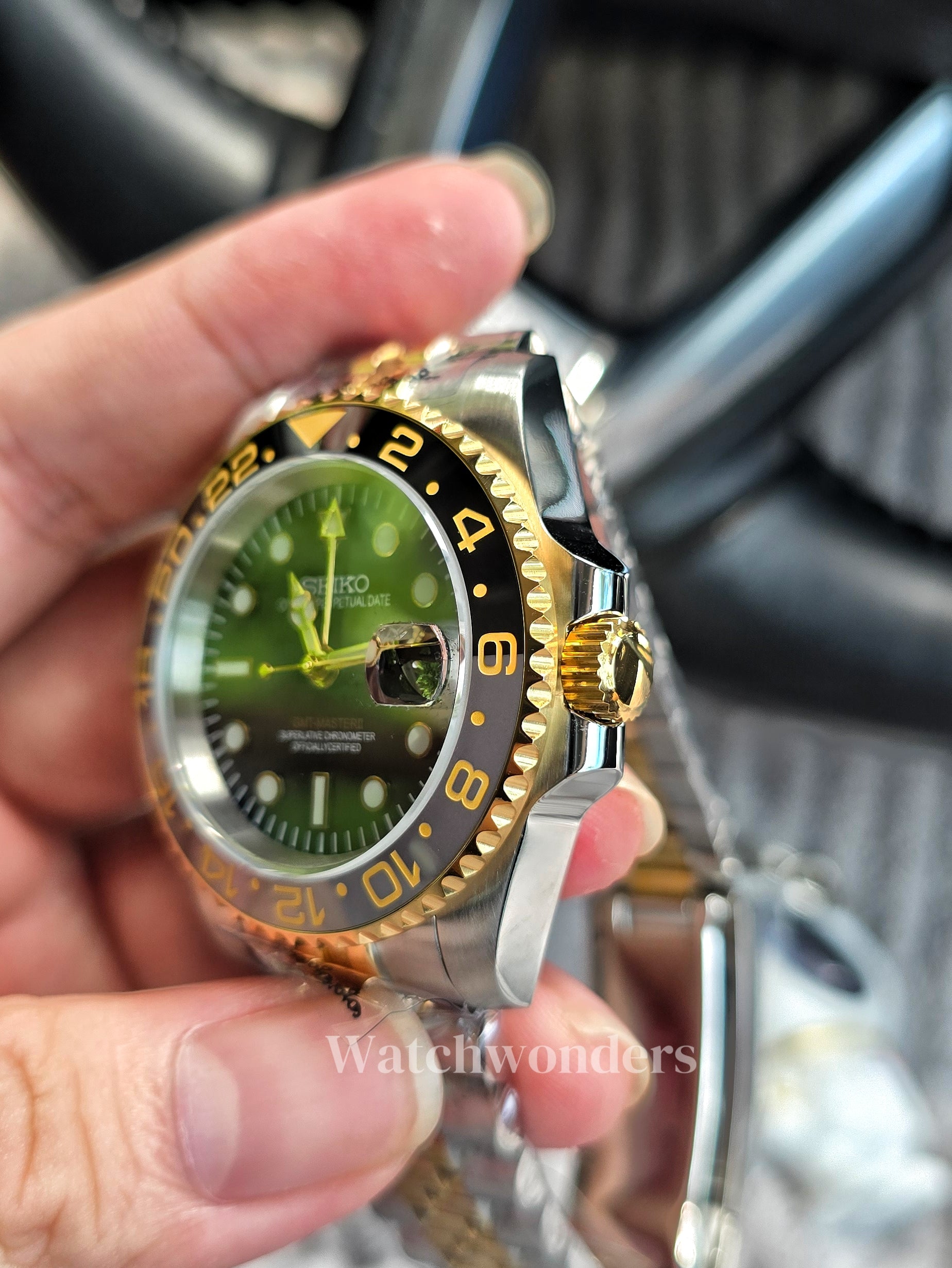 SEIKOMOD GMT GOLD帝王渐金