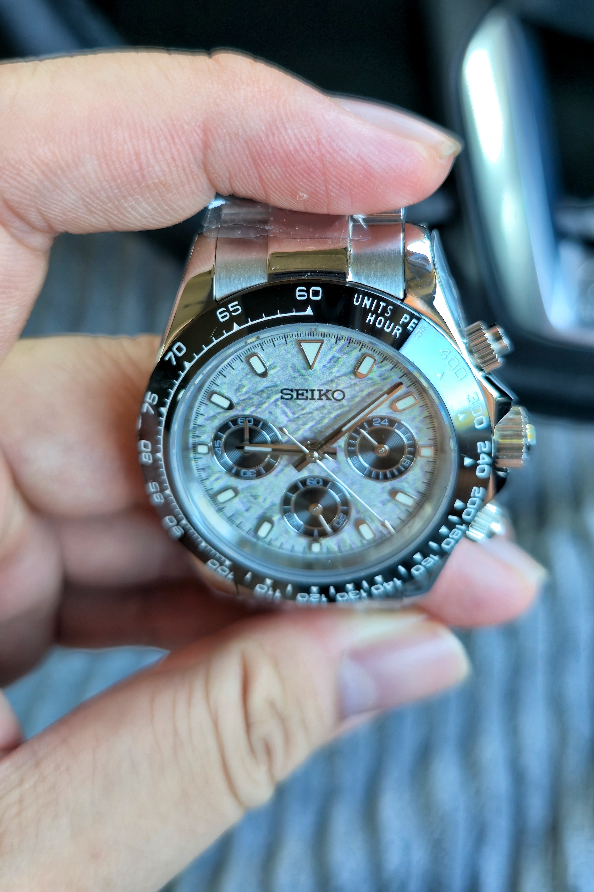 SEIKOMOD DAYTONA METEORITE陨石面（钢带款）