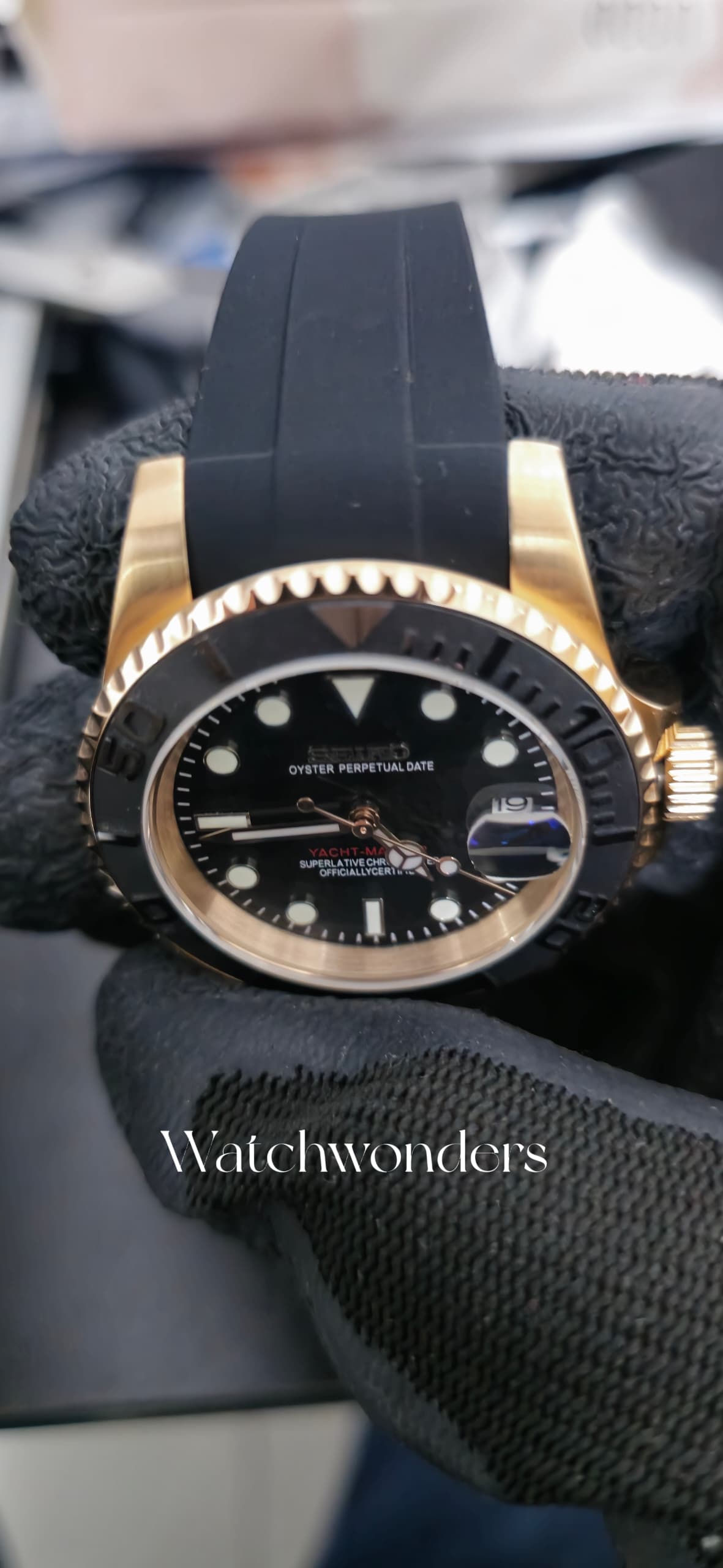 SEIKOMOD Sub Rose Gold玫瑰金水挺💯💯